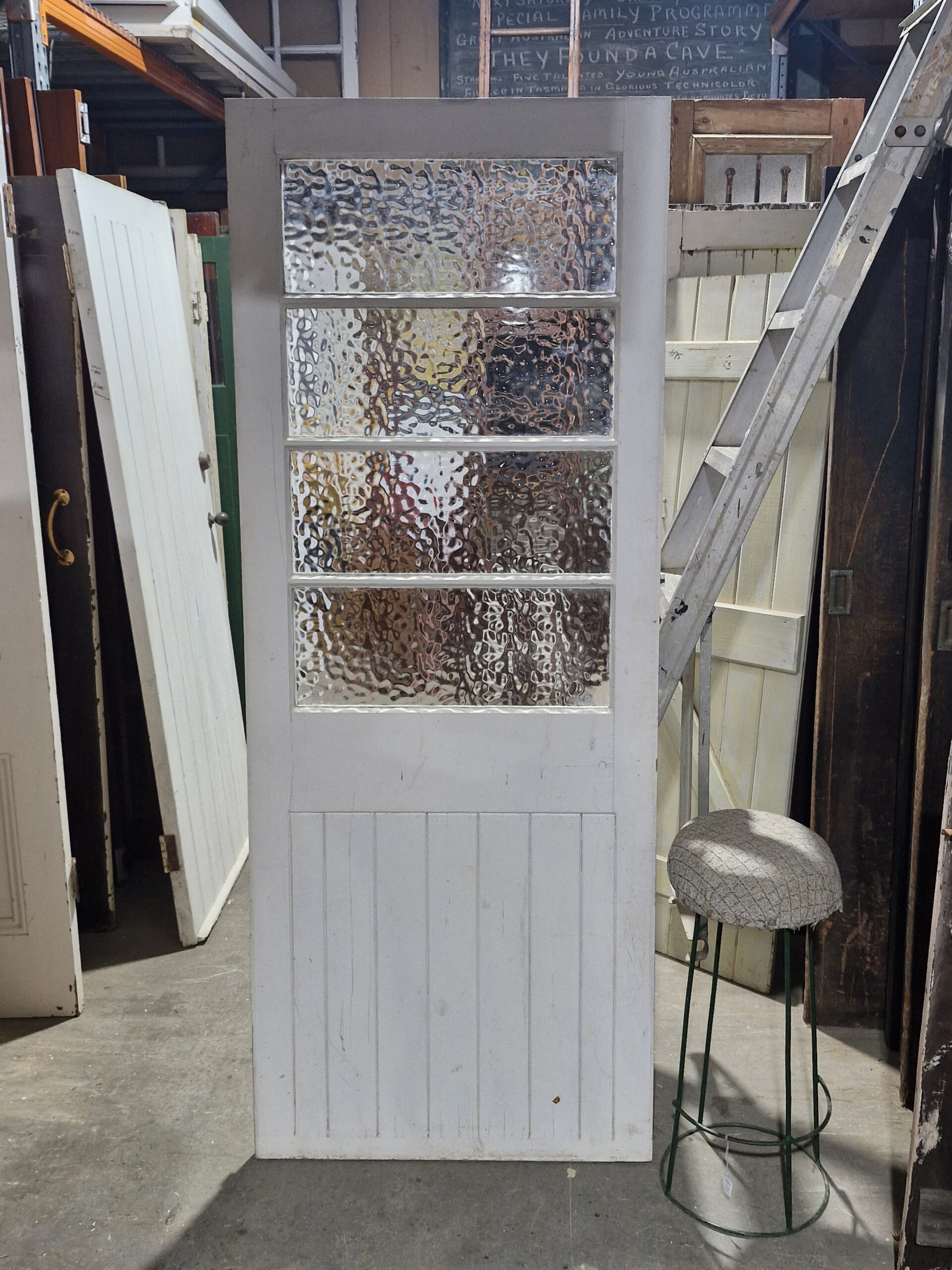 Obscured Glass Door