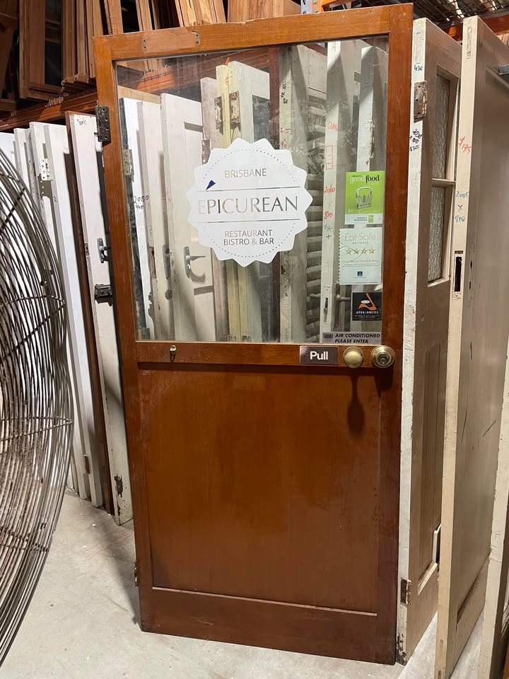 Single Door with Large Light