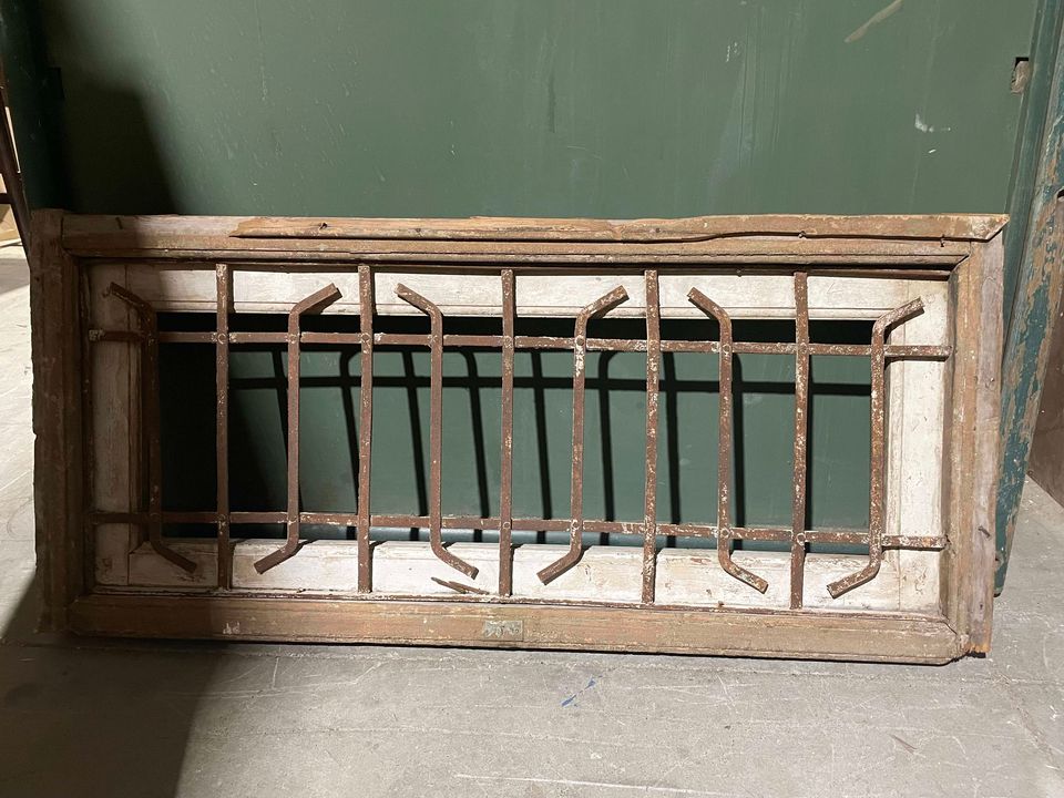 Iron Fanlight in Frame