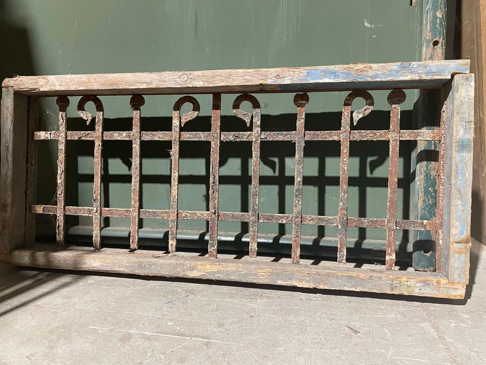 Iron Fanlight in Frame